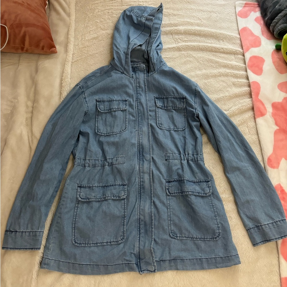 Denim Full Length Jacket